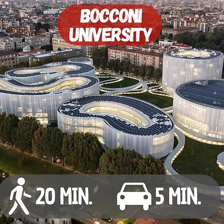 Appartement 5' From Bocconi With 2 Bedr And 2 Bathr Milaan
